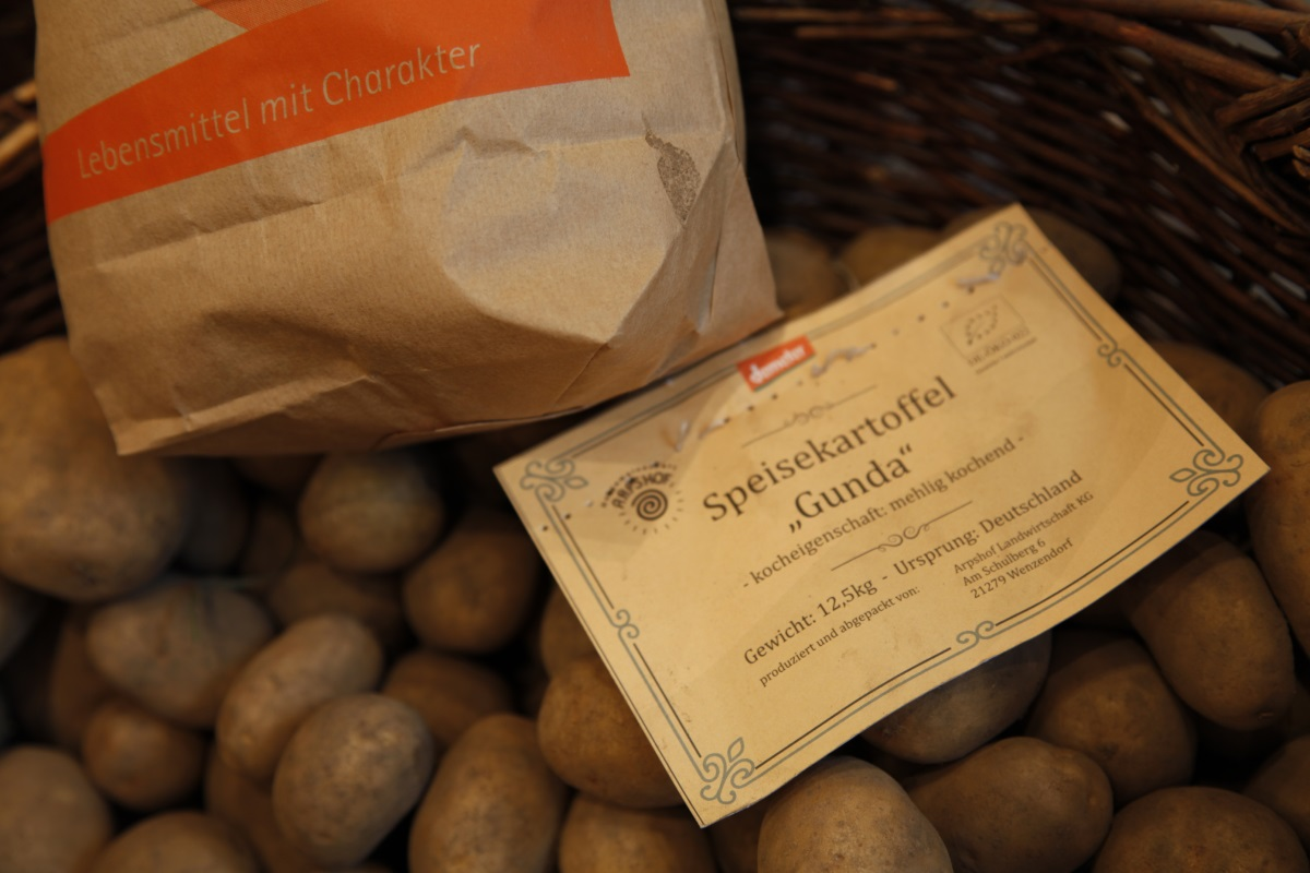 Kartoffeln Gunda – mehlig kochend, Demeter-zertifiziert